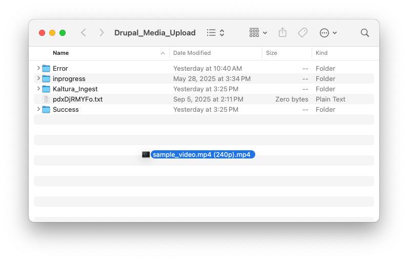 Mac User - Add video to server