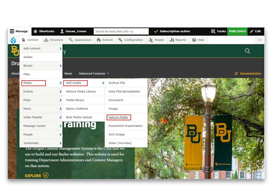 Add Video to Drupal Screenshot